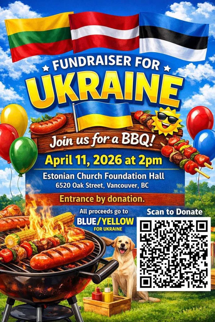 Fundraiser for Ukraine April 2026 Vancouver